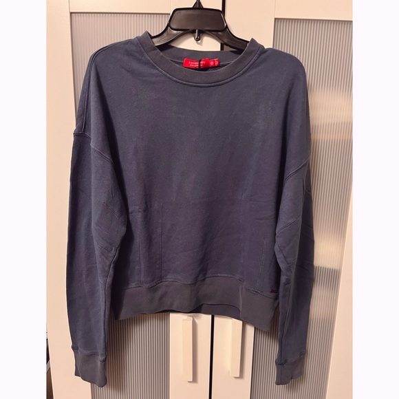 NWT n:Philanthropy Sela Sweatshirt Crewneck in Blue Mirage Size M - Picture 3 of 13